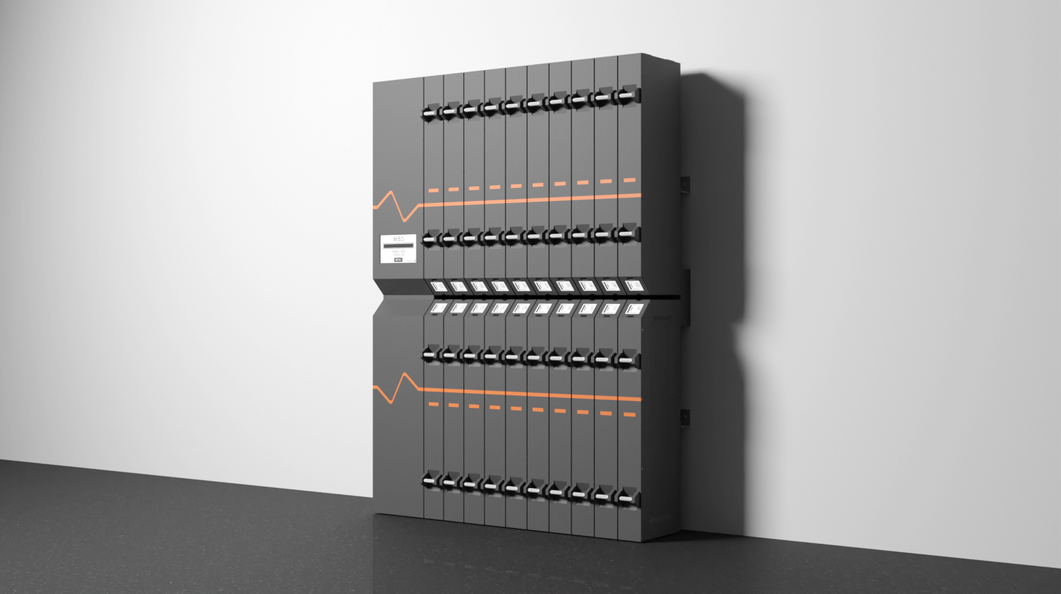 Render of a Modular Battery System